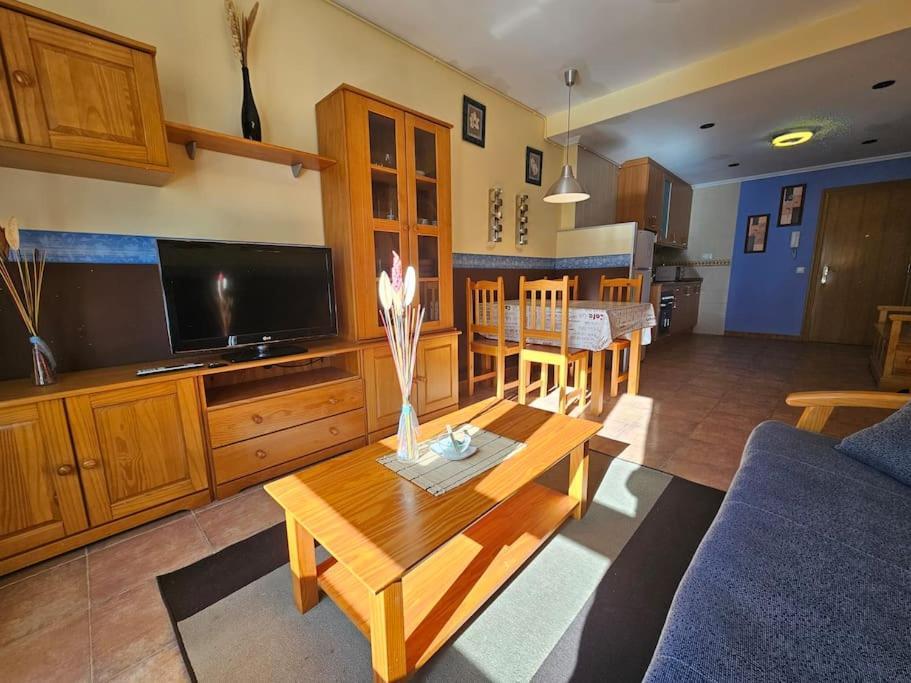 21A02 Coqueto Apartamento Con Garaje Felechosa Extérieur photo